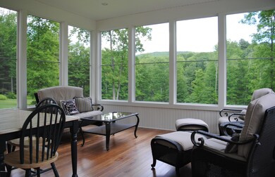 Fantastic screened porch with view