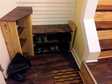 Mud room that leads to the first floor laundry roo