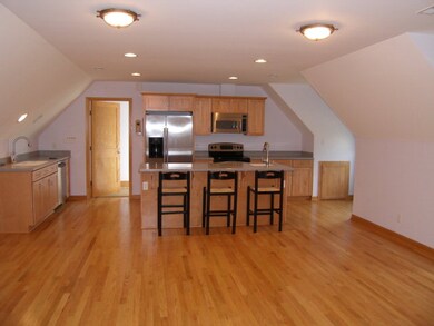 Great Room with Hardwood Floors, Kitchen and Wet B