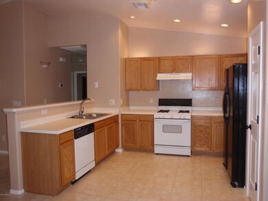 Open kitchen with all appliances
