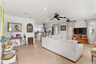 Entrance into the living room