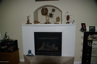 Gas fireplace on t-stat