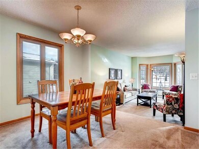 Formal dining room with open floor plan for entert