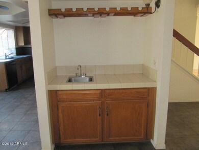 wet bar in family room