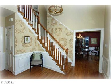 Foyer - 2-Story Entry Foyer with Crown Moulding, W