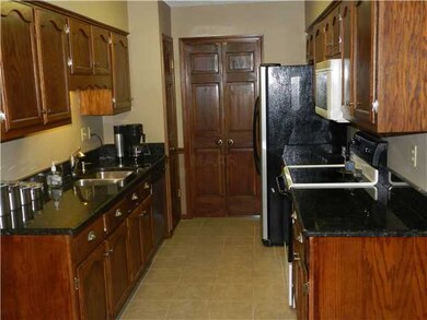Well appointed kitchen featuring granite counter t