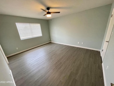 Master bedroom with bathroom access