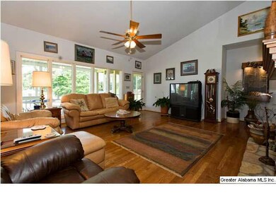 Wonderful lakeside great room with lots of windows