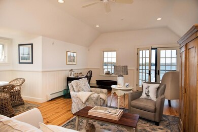 Living room opening onto the...