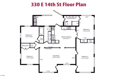 330 E 14th St - Floor Plan