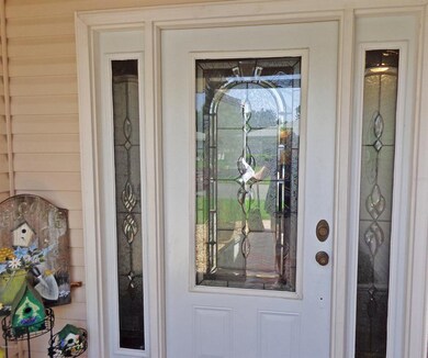 Leaded Glass Front Door