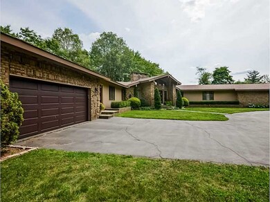 Exterior Front. 2 car attached garage.