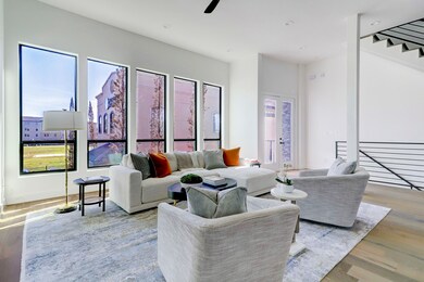 The main living space is located on the second flo