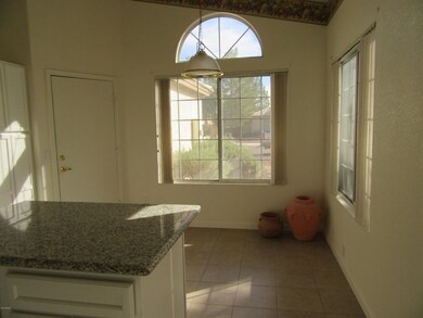 Breakfast area in kitchen