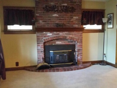 Living Room with Fireplace Insert