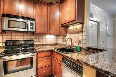 Ceramic Tile Backsplash & Under Cabinet Lighting.