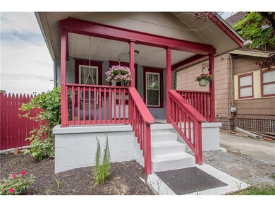 Welcoming porch