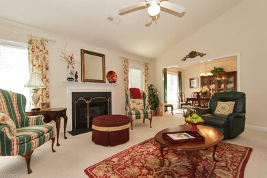 Living Room with Fireplace