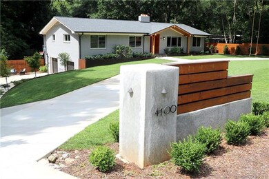 Mid-century modern beauty nestled in the perfect l