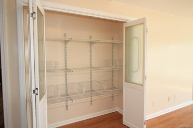 Kitchen features pantry.