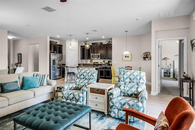 Open concept floor plan
