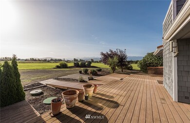 Deck on east side of main cottage - Gorgeous mountain views!