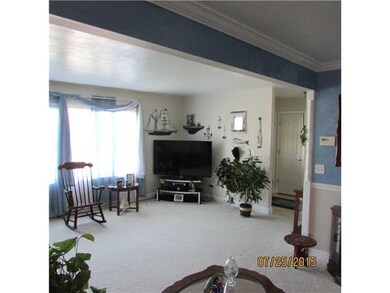 Living Room. The spacious living room is open to t