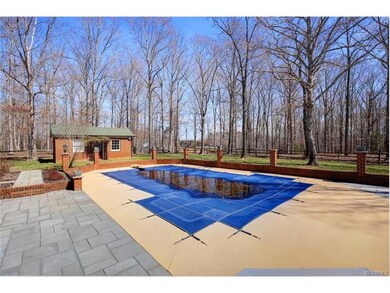 IN-GROUND POOL W/WINTER COVER- NOTE LARGE SLATE & 