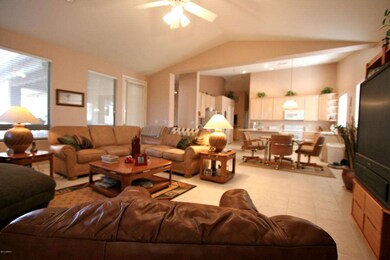 FAMILY ROOM AND KITCHEN