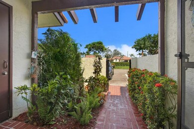 gated & enclosed front courtyard