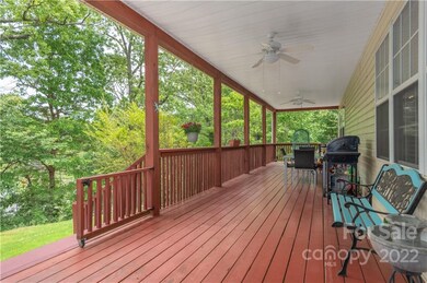 Massive front covered porch