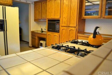 Loats of counter space with a built-in microwave a