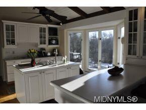 Open, bright kitchen