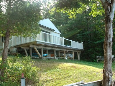 Glass in the deck allows one to sit...