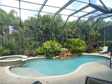 Waterfall Pool and Spa