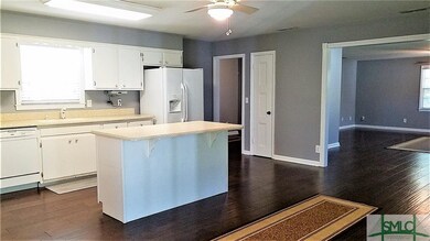 Open Floor plan and large kitchen.
