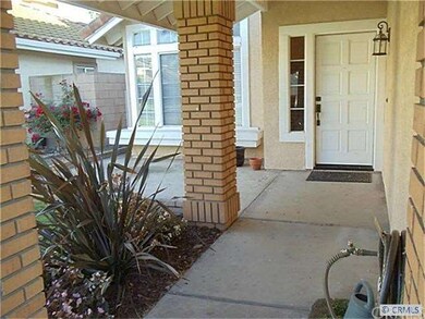 View of walk way to house