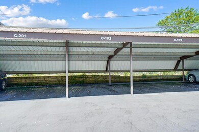 Carport near door