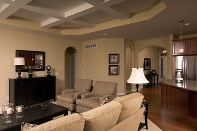 Montrose lv rm going into foyer - stock
