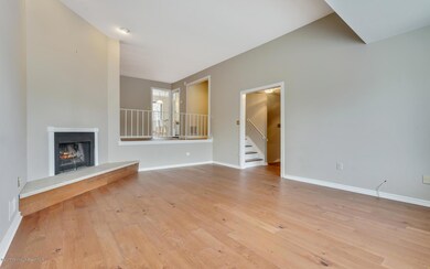 Dining Room Overlooks Living Room