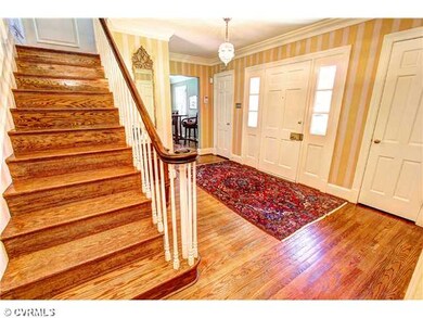 Foyer - Gracious Foyer with wainscot paneling
