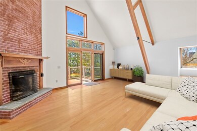 Spacious Great Room with soaring ceilings, two-sto