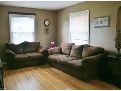 Living Room offers newly refinished hardwood floor