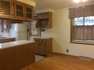 Open-concept for the kitchen and dining areas.