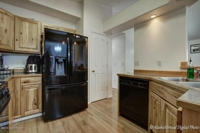 Kitchen W/Black Appliances
