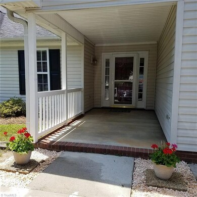 Front porch entry