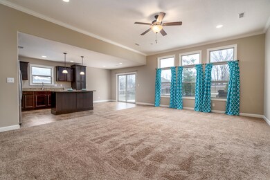 Open, spacious living room