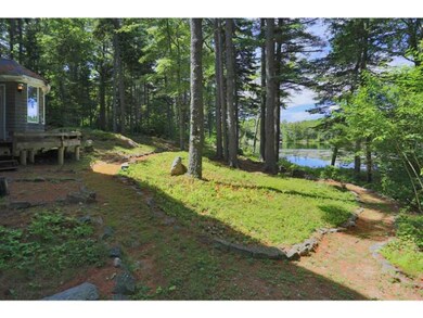 View. Walking paths to the pond.