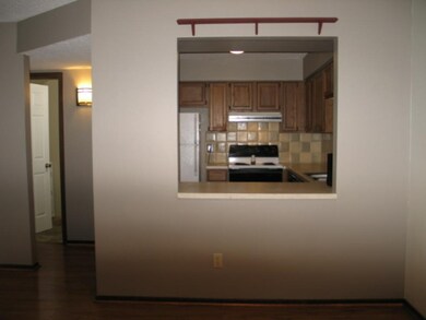 View from the Dining area into the Kitchen.