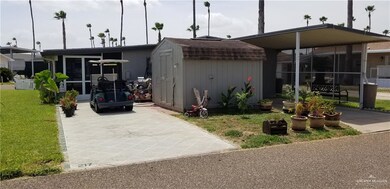 Large concrete slab for RV parking